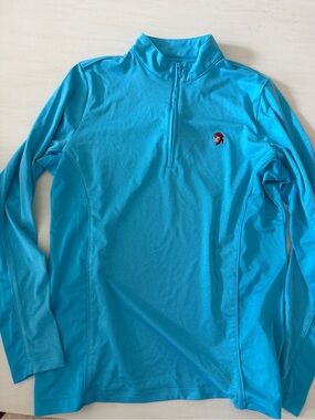 Peter Millar Turquoise Performance Polo with Gasparilla Inn Logo